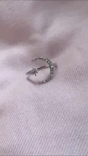 IPARAM nuevo diseño CZ estrella de circón anillo de 2020 declaración de moda oro plata encanto de Color señora chica anillo de la joyería
