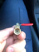 Válvula de bola de cierre de línea de combustible y Gas, accesorios de tubería, conector neumático, manija de controlador, espiga para manguera en línea, 6-12MM, latón, agua, aceite, aire