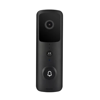 WiFi Smart Video Doorbell, Wireless Intercom Doorbell, Security Home Camera Real-Time Video and Two-Way Talk
WiFi Smart Video Doorbell, Wireless Intercom Doorbell, Security Home Camera Real-Time Video and Two-Way Talk