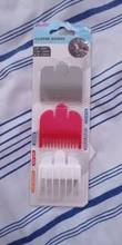 3 uds peines guía comodidad no tóxica cortauñas duradero límite peine guía de corte Barbero herramienta de corte de pelo de repuesto