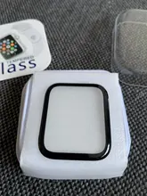 Película protectora para Iwatch Series 4 5 6 SE 44MM 40MM, pegamento total suave, película protectora para Apple Watch Series 1 2 3 38MM 42MM