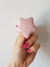 NAIERDI-perilla cerámica para gabinete de habitación de niños, tirador de armario con diseño de dibujos animados, luna y estrella, manijas para puerta de jardín