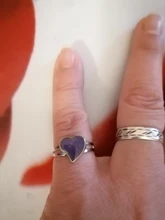 Anillo de estado de ánimo para mujer, cambio de Color, tamaño ajustable, regalos de Navidad y cumpleaños para niña #272058