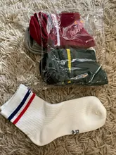 2019 nuevo Otoño Invierno NIÑOS Calcetines de algodón coreano rayas NIÑOS Calcetines niñas calcetines 3-15 años los niños calcetines 3 par/lote