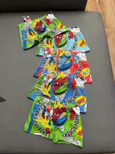 5 pieces Childrens Underwear 3 to 7 yrs boys Flat-angle cotton underpants baby cartoon SpiderMan pants Boxer panties set