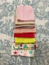 8 unids/pack de algodón toallas para bebé recién nacido Saliva Toalla de toalla bebé niños niñas Bebe Toalha pañuelo de tela toallitas de tela