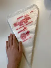 100 unids/bolsa desechables de bolsa boquilla de escarcha Fondant pastel decorar glaseado de repostería boquillas de pequeño tamaño grande pastel herramientas