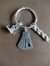 LLavero de microscopio de ciencia para medicina, llavero de equipo de microscopio para medicina, regalo escolar, joyería, Doctor Molecular, DNA, 1 Uds.