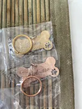 Llavero con chapa de identificación de mascota personalizada antipérdida, colgante con nombre de identificación de mascota grabado para Collar de cachorro de gato, accesorios para mascotas
