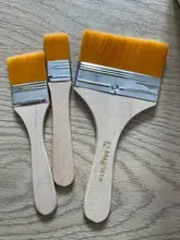 1 Uds. De pinceles de nailon para pintar el cabello, pintura al óleo, acuarela, agua, polvo, acrílico de polipropileno, diferentes tamaños, suministro de arte escolar