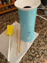 Hervidor de huevos eléctrico automático PTC Caldera de salchicha de huevo de desayuno de calentamiento rápido para sándwich de huevo, rollos de huevo, tortillas, huevos revueltos Rapid Egg Master con un solo tubo