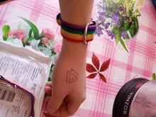 Pulseras bisexuales trenzadas para hombres y mujeres, pulseras trenzadas del orgullo de los homosexuales, del arco iris de Nepal, joyería de amistad