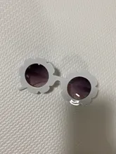 Gafas de sol redondas para niños y niñas, lentes de sol infantiles con flores, de plástico, nueva llegada