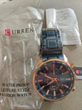 CURREN-Reloj de pulsera deportivo impermeable para hombre, cronógrafo de cuarzo con fecha, masculino, de lujo, nuevo