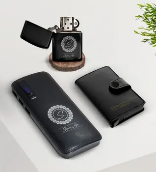 Personalized Is Mechanismed Wallet Card Wallet Gasoline Lighter and 12.000 Mah Powerbank Gift Seti-2
Personalized Is Mechanismed Wallet Card Wallet Gasoline Lighter and 12.000 Mah Powerbank Gift Seti-2