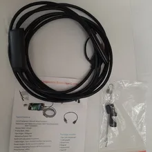 Cámara endoscópica Flexible de 8mm y 10M, impermeable IP67, Micro boroscopio de inspección USB, para Android, PC, Notebook, 8LED, ajustable