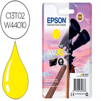 Ink-jet epson 502 xl expression home xp 5100 / 5105 workforce wf 2860 / 2860dwf yellow 470 pages 154800-C13T02W44010
Ink-jet epson 502 xl expression home xp 5100 / 5105 workforce wf 2860 / 2860dwf yellow 470 pages 154800-C13T02W44010