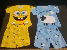 Nueva inclusión 2020 niños ropa de verano niños niñas chico s conjuntos de ropa de dibujos animados traje de ropa de dormir de manga corta de dibujos animados chico