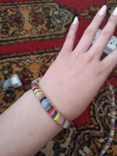 Cordón de algodón multicolor hecho a mano, tela redonda, 5 metros, 6mm, étnico, envoltura textil, cordones bordados para fabricación de pulseras DIY