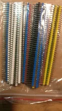 Header-Connector-Kit Pcb-Pin-Strip Breakable-Pin-Header 40-Pin Arduino Single-Row Male