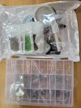 Kit de suministros de joyería para pendientes y anillos, accesorios de aleación, conjunto de fornituras para joyería, herramientas de fabricación de joyas, anillos de cobre OpenJump