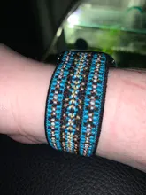 Scrunchie-correa elástica Bohemia para Apple watch, banda de 40mm, 38mm, 44mm y 42mm, pulsera de solo bucle serie iWatch 3, 4, 5, se, 6