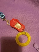 Botón de entrenamiento ABS para perros y gatos, accesorio Universal de adiestramiento para perros y mascotas, con correa para la muñeca, 1 unidad