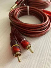 1pc 1,5 M Cable Dual RCA macho a Dual 6,35mm 1/4 pulgadas hombre mezclador de Cable de Audio