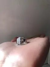 Anillo con apertura ajustable iniciales del nombre para mujer, ancho hueco, grueso, letras de A-Z, 3 colores, Metal, alfabeto, fiesta, joyería