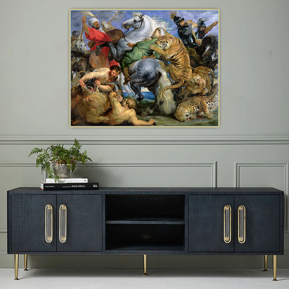 Citon Peter Paul Rubens《The Tiger Hunt》Canvas Art Oil Painting Artwork Poster Decorative Picture Wall Decor Home Decoration
Citon Peter Paul Rubens《The Tiger Hunt》Canvas Art Oil Painting Artwork Poster Decorative Picture Wall Decor Home Decoration