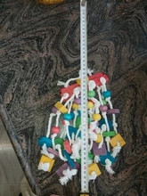 Divertido bloques de madera loro juguete aves loro colgante juguete Budgie periquito Cockatiel loros masticable de entrenamiento herramienta