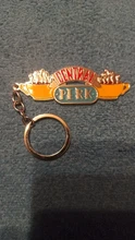 Llavero de amistad para serie de TV americana, colgante de café Perk, pendiente de tiempo, llavero de coche para mejor amigo, regalo de joyería