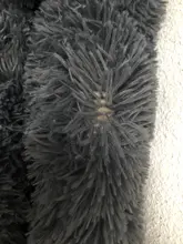 Cama de perro supersuave, caseta cuadrada mullidas de gato, cojín cálido y cómodo para dormir, sofá lavable, cachorro de felpa larga