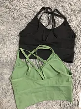 Sujetador deportivo transpirable antisudor para mujer, Top de Fitness, sostén sin costuras para Yoga, Top corto a prueba de golpes, Sujetador deportivo de realce, Top de entrenamiento para gimnasio