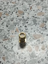 10 Uds 1,6mm SMA clavija soldadura hembra tuerca borde PCB Clip montaje recto oro plateado RF conector soldadura de receptáculo