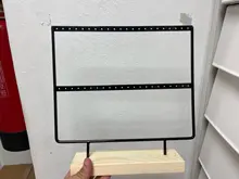 Organizador de pendientes Estante de presentación de joyería colgar y ganchos escaparate para decoración del hogar