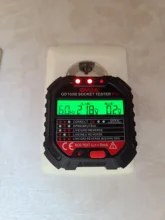 GVDA-probador de toma de corriente, Detector de voltaje, buscador de interruptor de circuito eléctrico, línea cero, enchufe de EE. UU., UE, Reino Unido, retención de polaridad de fase