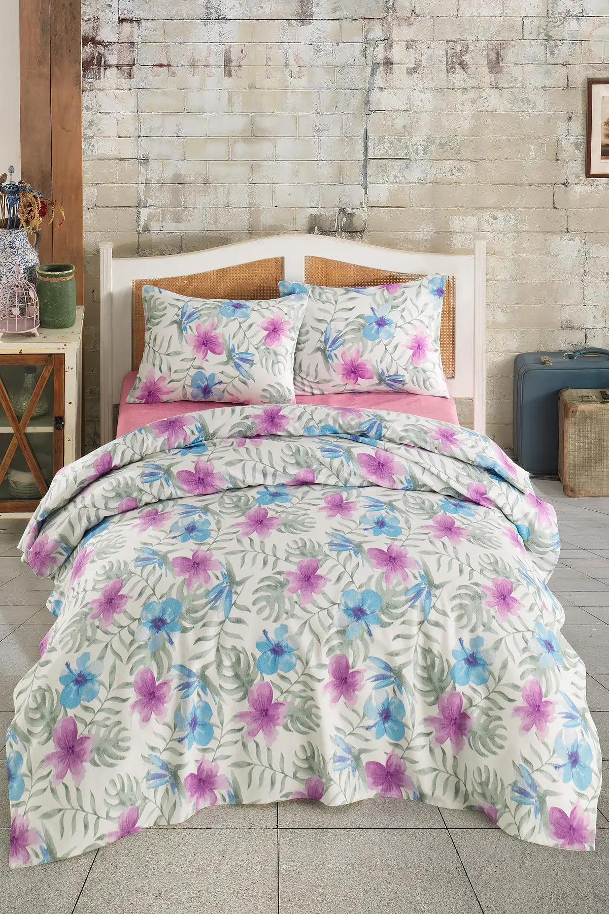 Spring Ranforce Tek Personality Duvet cover set