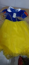 Las niñas vestido de la princesa del traje de los niños fiesta Cosplay Disfraz niños túnica de Halloween Fille