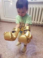 Mitts Boxing-Gloves Punching Muay-Thai Training Kids Sparring Child 1-Pair Breathable