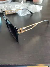 GISAEV-Gafas de sol de gran tamaño con marco cuadrado para conducción, lentes clásicas con forma de letras D de moda populares con protección contra los rayos UV