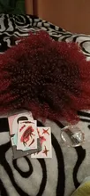 Afro corto rizado pelucas con flequillo para las mujeres negras rubia marrón Cosplay sintético Africana pelucas resistente al calor Lizzy