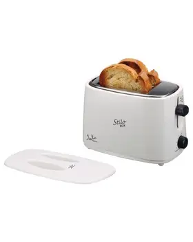 JATA bread toaster BQ101-750W-two EXTRA wide slots-6 roasted positions-automatic centered of bread-RECO tray
JATA bread toaster BQ101-750W-two EXTRA wide slots-6 roasted positions-automatic centered of bread-RECO tray