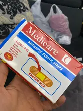 100 unids/pack no tejida herida adhesivo yeso médica Anti-bacterias tirita vendas adhesivo de primeros auxilios Kit de suministros