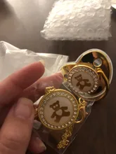 Chupete de lujo con diamantes de imitación para bebé, de 0-18 meses, oso encantador, chupete ortodóntico de silicona para bebé, chupete para dormir