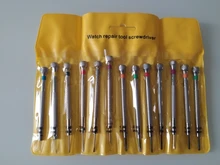 Herramienta de reparación de apertura multifuncional, destornillador de precisión, reloj, gafas, hoja plana, 0,6mm-2,0mm, 13 Uds., nuevo