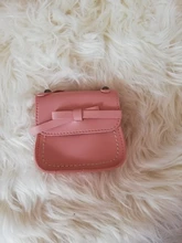 Bolso de mano de moda con lazo para niños y niñas, monederos para monedas, bolsas de mensajero para niñas, bolsa de hombro fresca y bonita para la escuela de princesa