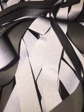 Cinta reflectante de tela de alta visibilidad para coser, para ropa, gorro, bolsa para visibilidad, material de seguridad