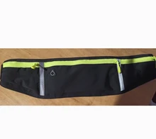 Riñonera ultradelgada de bolsillo para hombre y mujer, Cangurera pequeña de Lycra impermeable para deportes al aire libre, Unisex