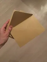 10 unids/lote en blanco sobre de papel Kraft para boda fiesta mensaje tarjeta postal bolsa de tarjetas rojo Retro sobres